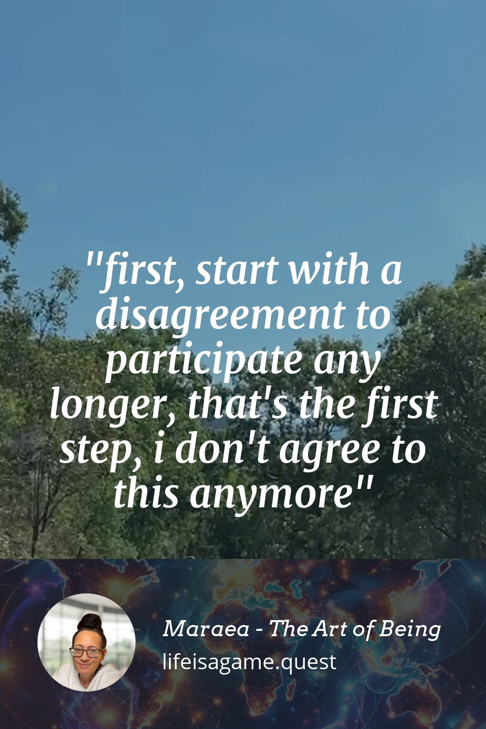 Pinterest Image first, start with a disagreement to participate any longer, that's the first step, i don't agree to this anymore